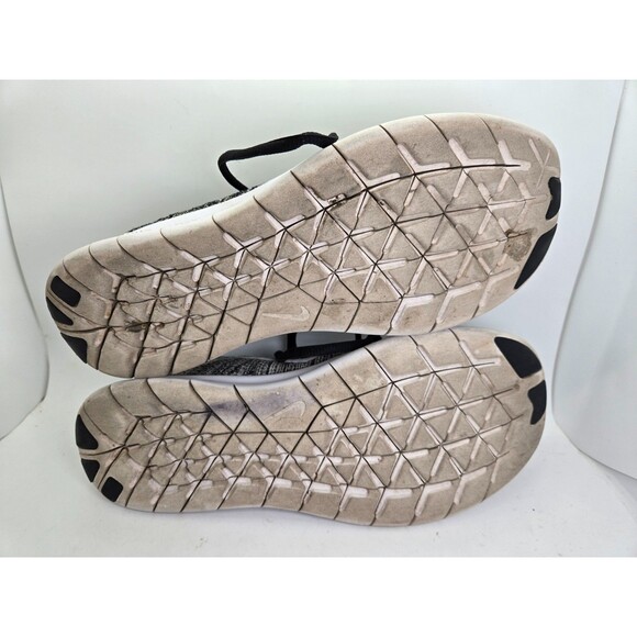 Nike Free RN Flyknit Shoes Men\'s 8 Black White Oreo Running Athletic Sneakers main image 4